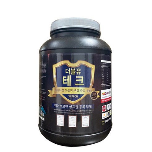 웨이테크 더블유테크 웨이프로틴 근육 헬스 단백질보충제, 2.3kg, 1개