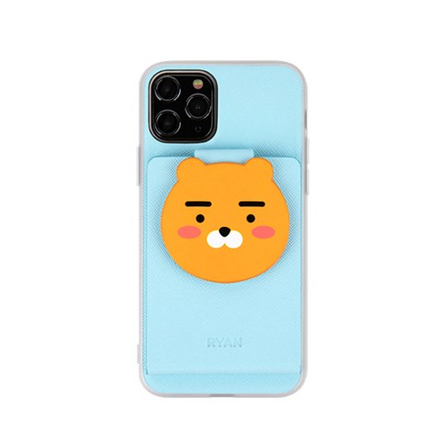 카카오프렌즈 카카오 PU 카드 수납 백커버 휴대폰 케이스