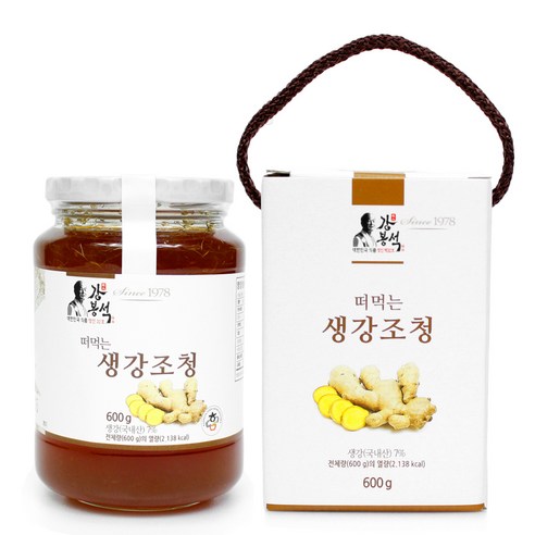 강봉석 명인생강조청, 600g, 2개