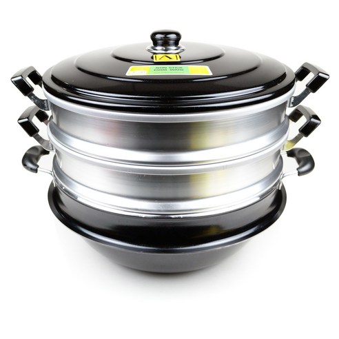 쿡앤쿡 킹스타 3단 찜솥, 42cm