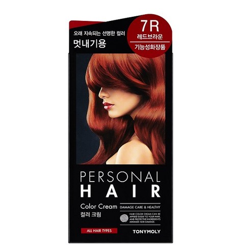 토니모리 퍼스널 헤어 컬러 크림, 레드브라운, 1개