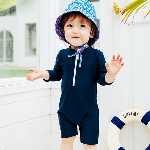 배냇베이비 유아용 펀 우주복 수영복