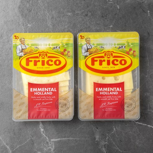 프리코 에멘탈 슬라이스 치즈, 150g, 2개
