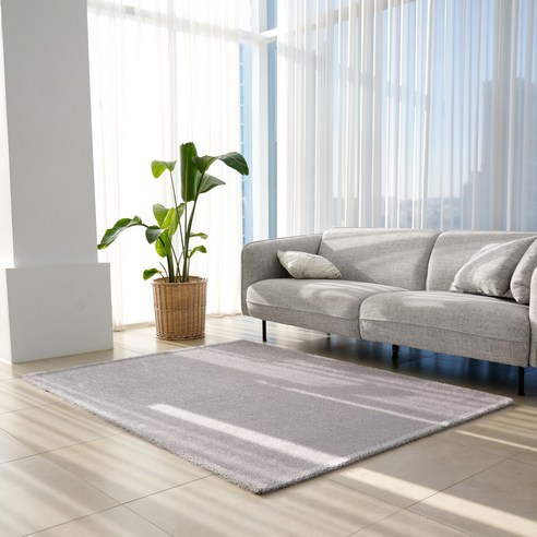 포근함과 스타일을 동시에, 인룸 릴리프 샤기 러그