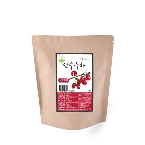 산수유차 100개입 X2, 2개, 1.2g 말린산수유