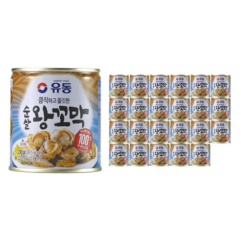 유동 순살 왕꼬막, 230g, 24개