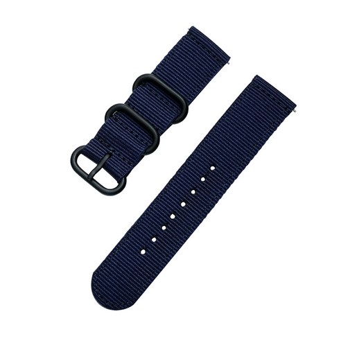 갤럭시 액티브 1/2/워치3 20mm 루프 나일론 밴드 WBG7222 (40/41/42mm 호환 가능), 네이비, 1개