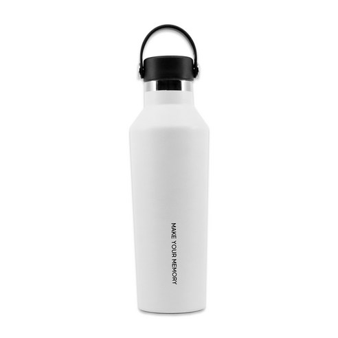 꼼꼬미 랜치버킷 냉온 텀블러, 쿨화이트, 520ml