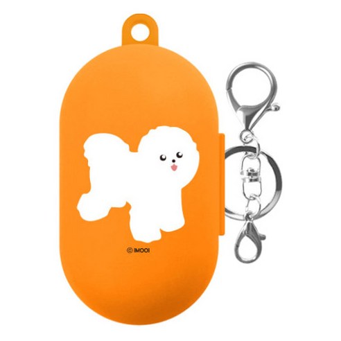 아이무이 갤럭시 버즈 소프트 케이스 마이퍼피 + 젤패드 2p + 고리 + 지퍼백, 단일상품, 비숑