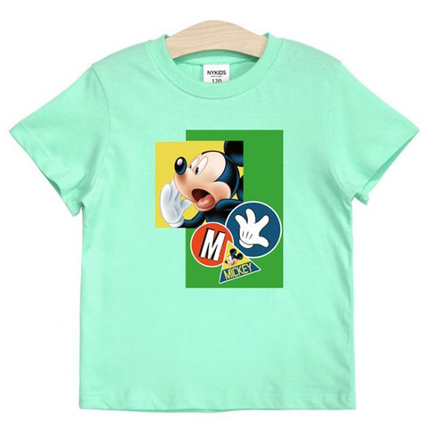 뉴욕꼬맹이 아동용 디즈니 미키마우스 NY 반팔 티셔츠 G061