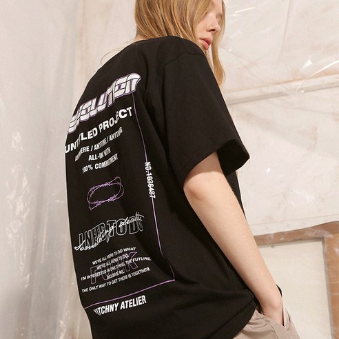 키치니 여성용 REVOLUTION 반팔 티셔츠