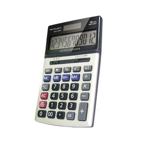모닝글로리 데스크 계산기 18000 ECD-303N, 혼합색상