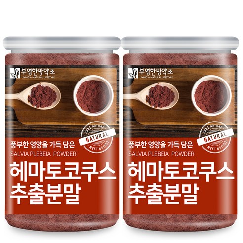 부영한방약초 헤마토코쿠스 추출분말, 200g, 2개