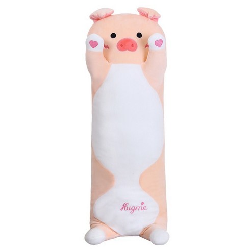 가팡 귀여운 바디필로우 캐릭터 롱쿠션, 핑크돼지