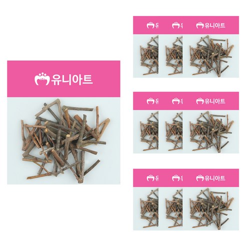 유니아트 천연나무조각, 18번, 10개