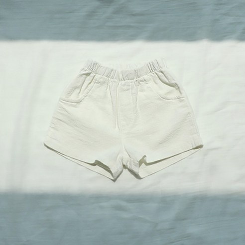 아동용 마카롱 린넨 3부 쇼츠팬츠