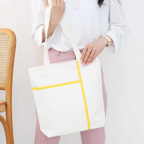 롸잇나우 토트 앤 숄더 에코백 RM40222