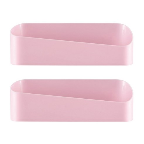 아리코 선반 부착형 욕실 다용도 스토리지, 핑크, 2개