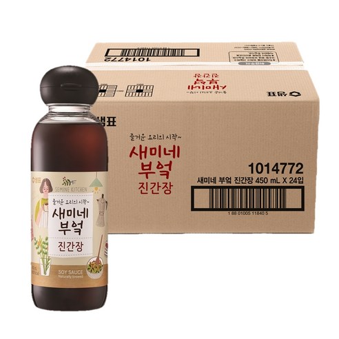 샘표 새미네 부엌 진간장, 450ml, 24개