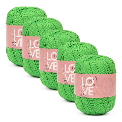 브랜드얀 러브썸 뜨개실 5p, 15번 그린파파
