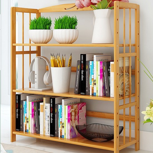 가팡 원목 심플 책상 선반 3단 900, 우드