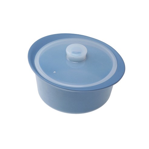 보른하르트 프리미엄 실리콘 계란 찜기 중, 스카이블루, 1개
