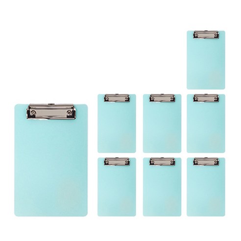 블루마토 클립보드 A5 CBH001, 민트, 8개