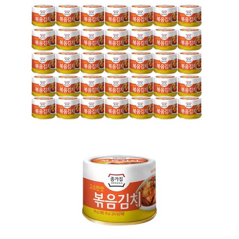 종가집 볶은김치캔 고소한맛, 160g, 36개