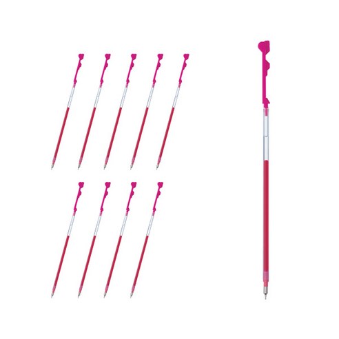 파이롯트 콜레토 리필심 0.3mm LHKRF-10C3, 핑크, 10개