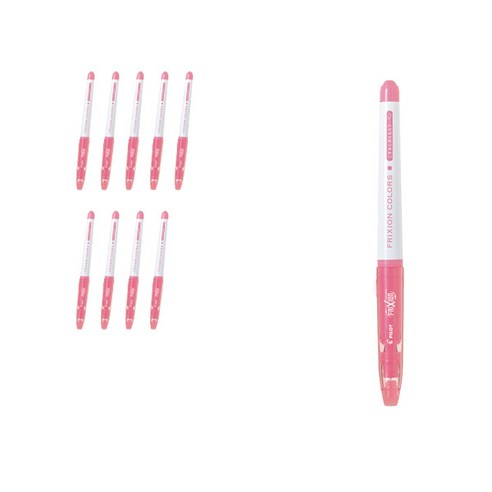 파이롯트 프릭션 칼라 수성펜 0.6mm SFC-10M, 베이비핑크, 10개