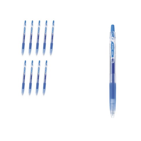 파이롯트 쥬스 젤잉크펜 0.5mm LJU-10EF, 스카이블루, 10개