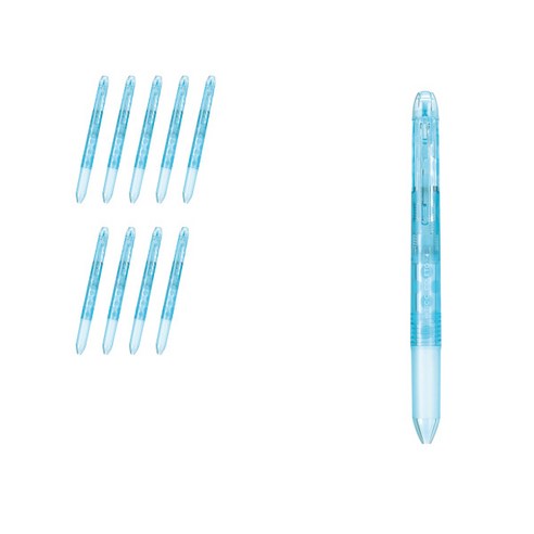 파이롯트 콜레토 4색 홀더바디 LHKCG20C, 닷 블루, 10개