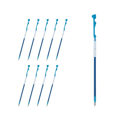 파이롯트 콜레토 리필심 0.3mm LHKRF-10C3, 클리어블루, 10개