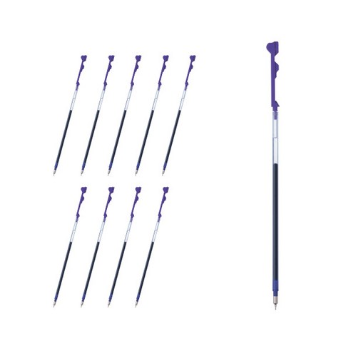 파이롯트 콜레토 리필심 0.3mm LHKRF-10C3, 바이올렛, 10개