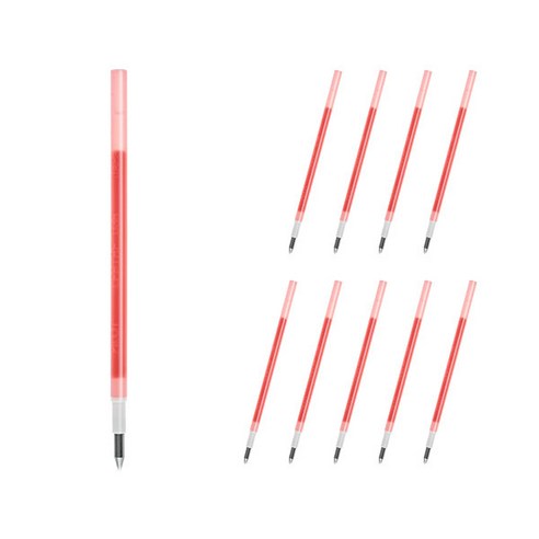 파이롯트 프릭션 다색 슬림펜 전용 리필심 0.38mm LFBTRF12UF, 코럴핑크, 10개