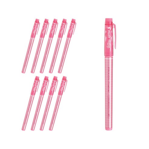 파이롯트 프릭션 파인라이너 0.45mm SFFL-12F, 베이비핑크, 10개