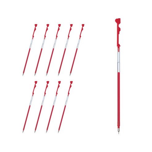 파이롯트 콜레토 리필심 0.3mm LHKRF-10C3, 레드, 10개