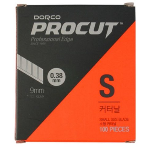 도루코 프로컷 커터 리필 칼날 S 100p, 1개
