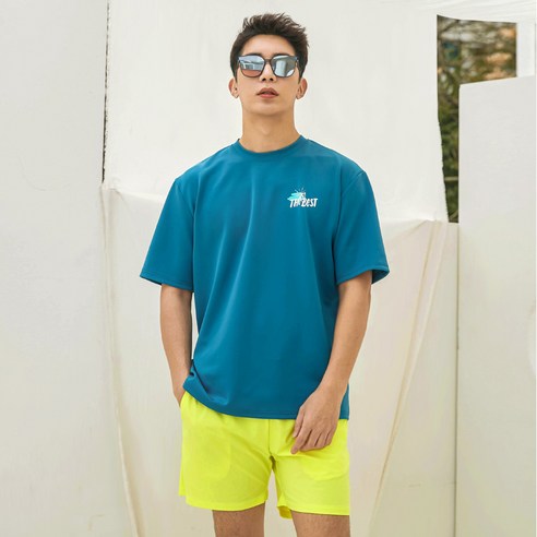 에이치머스 남성용 카노푸스 래쉬가드 하의, 형광그린