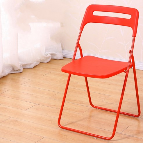 가팡 플라스틱 인테리어 접이식 의자, 레드(5906)