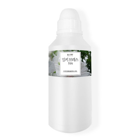 아제르퍼시픽 프래그런스 CPL 아로마 프리미엄 오일 500ml + 시향지 랜덤발송 3종 세트, 밀키브레스(55A)