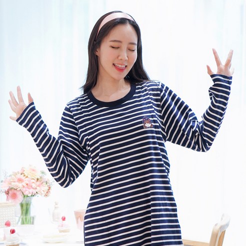 메르 엄지공주 긴팔 수유 원피스