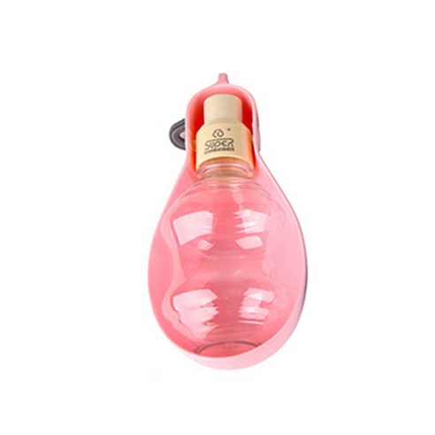 블럭마트 타원형 강아지물병 250ml, 색상랜덤, 1개