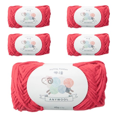 야나 애니울 뜨개실 5p, 221 로즈