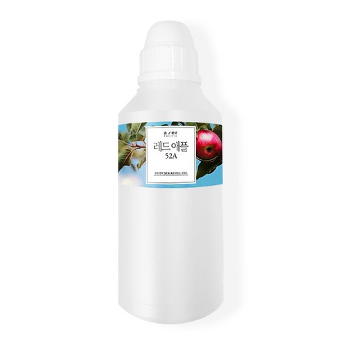 아제르퍼시픽 디퓨저 리필액 + 시향지 3p 랜덤발송, 레드애플 52A, 500ml