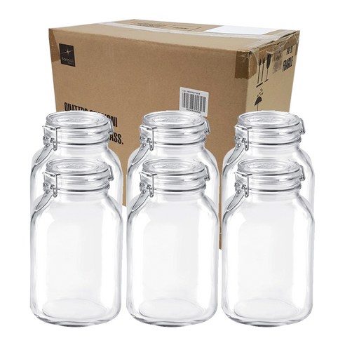 보르미올리 피도 자 유리저장병, 3000ml, 6개