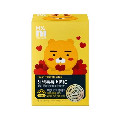 마이니 셀프케어 생생톡톡 비타C, 108정, 1개