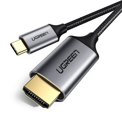 유그린 4K C타입 HDMI V2.0 미러링 케이블 1.5m, 1개