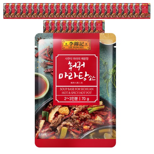 이금기 훠궈 마라탕 소스 70g, 36개