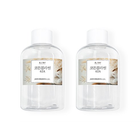 아제르퍼시픽 레스쁘리 디퓨저 오일 리필액 150ml x 2p + 시향지 랜덤발송 3종 세트, 코튼블라썸(62A)